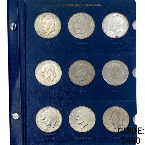 Eisenhower Dollar Set W/Proofs [32 Coins]