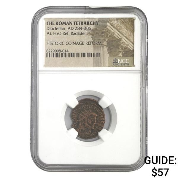 Roman Diocletian, AD 284-305 AE Post-Ref.