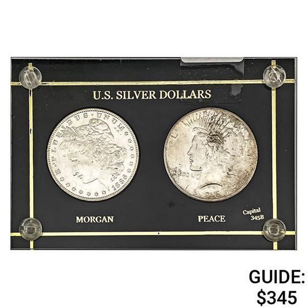 [2]1886 & 1926 U.S. Silver Morgan/Peace Dollars