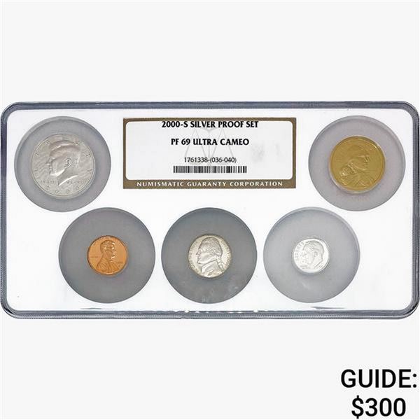 2000-S US Silver Proof Set [5 Coins] NGC PF69 Ultra Cameo
