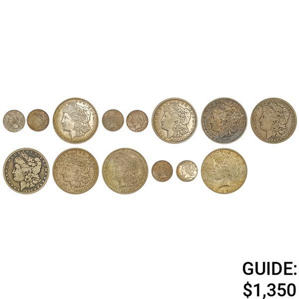 [18] 1839-1986 Varied US Coins 1C - $1