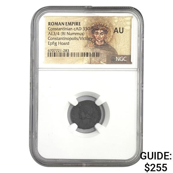Roman Constantinian, AD 330-340 AE3/4 BI Nummus