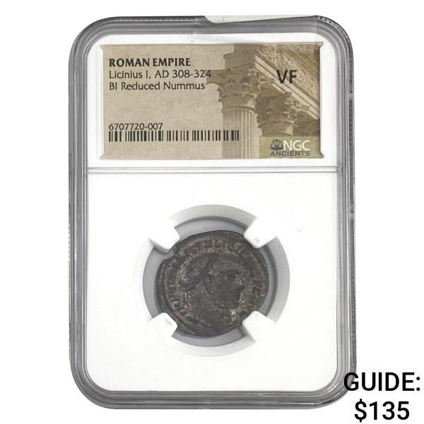Roman Licinius I, AD 308-324 BI Reduced Nummus