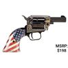 Image 1 : Heritage Manufacturing Barkeep, USA Flag, 2" .22 LR Revolver