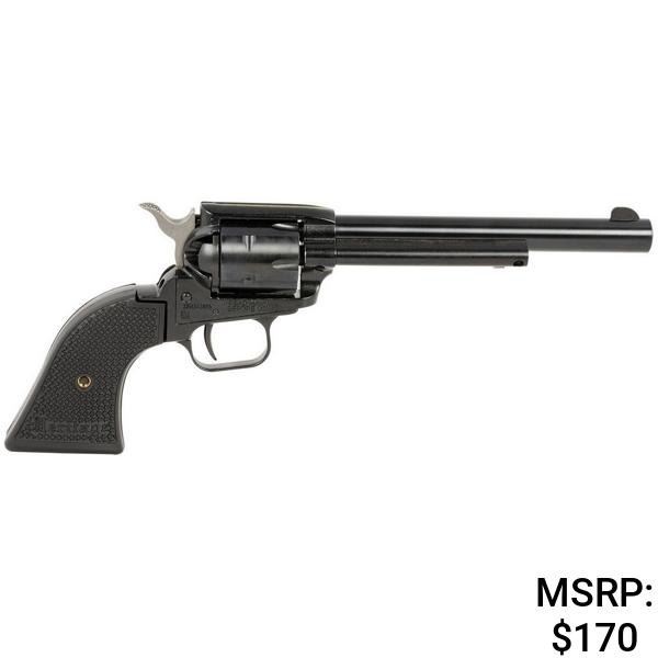 Heritage Manufacturing Rough Rider, Black, 6" .22 LR Revolver