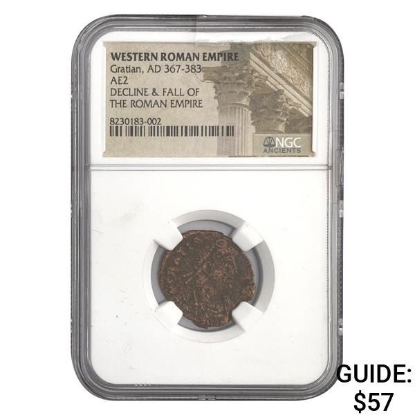 West Roman Gratian, AD 367-383 AE2