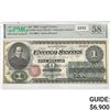 Image 1 : 1862 $1 Legal Tender Note PMG 58 EPQ
