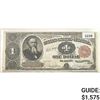 Image 1 : 1891 $1 United States Treasury Note - Large Size