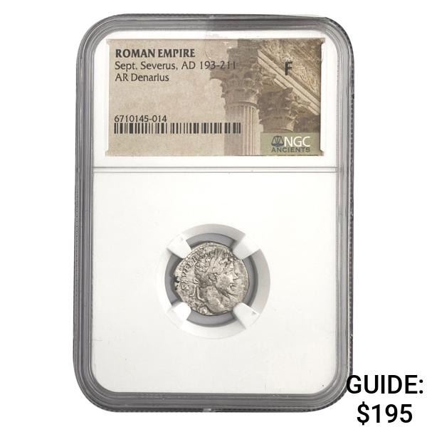 Roman Sept. Severus, AD 193-211 Silver Denarius