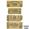 Image 1 : [4]1862-1864 $1/$5 Confederate States Notes