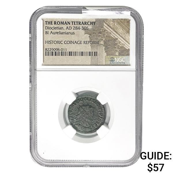 Roman Diocletian, AD 284-305 BI Aurelianianus