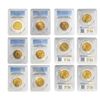 Image 1 : 2000-2016 Gem BU Sacagawea Dollar Set [12 Coins] PCGS MS67