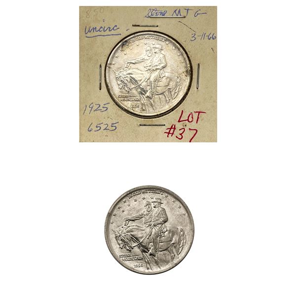 [2] 1925 Stone Mountain Half Dollars [2 Coins] MS