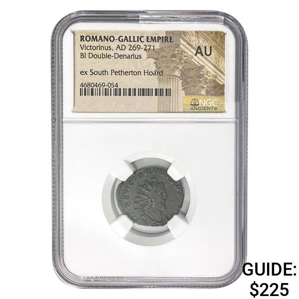 Romano Gallic Victorinus, AD 269-271 BI DBL Denarius