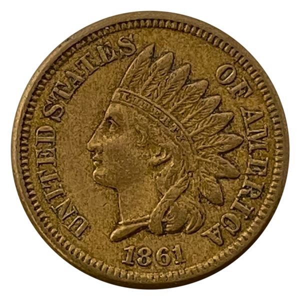 1861 Indian Head Cent XF