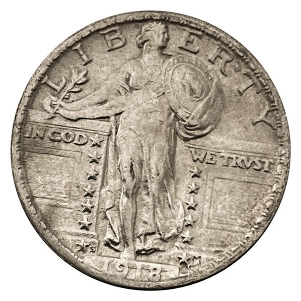 1918-S Standing Liberty Quarter XF