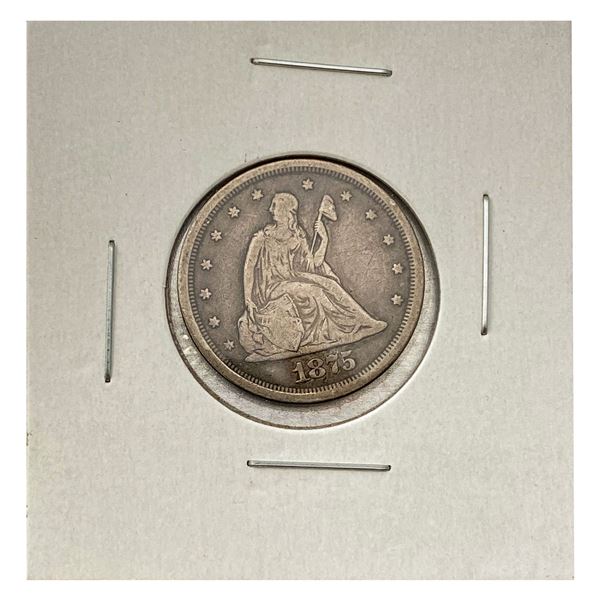 1875-S Twenty Cent Piece Fine