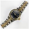 Image 6 : Rolex Oyster Perpetual SS & 18k yg Black Dial - Reference # 17013