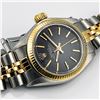 Image 8 : Rolex Oyster Perpetual SS & 18k yg Black Dial - Reference # 17013