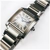 Image 8 : Cartier Tank Francaise SS White Medium Dial - Reference # 18771708