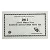 Image 3 : 2012 U.S. Silver Proof Set 8  VariedCoins