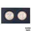 Image 1 : 2013 Silver Eagle 2 coin set w/ box