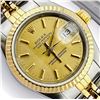 Image 9 : Rolex Datejust SS & 18k yg Champagne Dial - Reference #9141095
