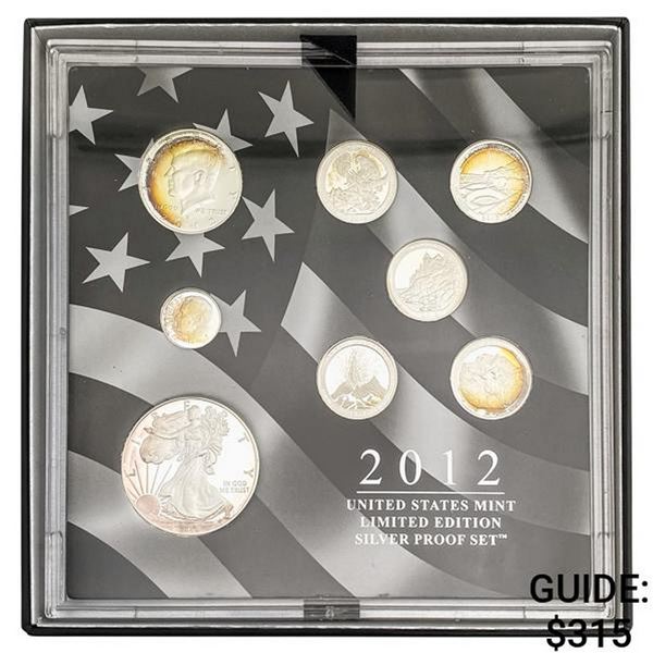 2012 U.S. Silver Proof Set 8 Coins