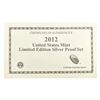 Image 3 : 2012 U.S. Silver Proof Set 8 Coins