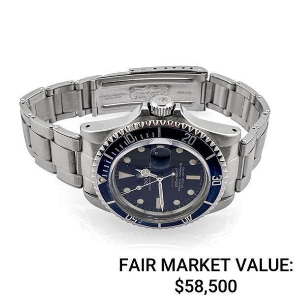 Vintage Rolex Submariner 'Red' SS w/ Black Dial - Reference #1680