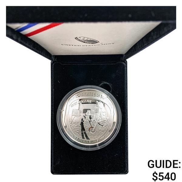 2019 Silver $1 Apollo 11 5 Troy oz