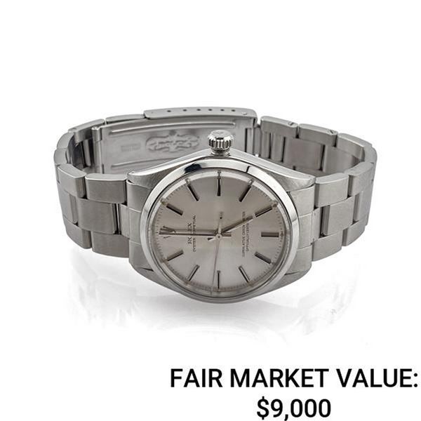 Rolex Precision Stainless Steel w/ Silver Dial - Reference #3932485