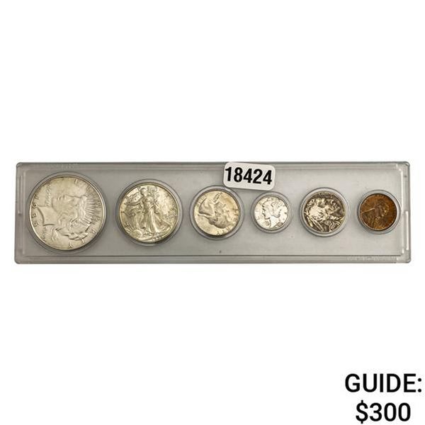 1935-P U.S. Year set 1C-$1