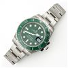 Image 6 : Rolex Submariner Stainless Steel w/Green Hulk Dial - Reference #116610