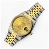 Image 6 : Rolex Datejust SS & 18k Gold w/ Champagne Dial - Reference #16233
