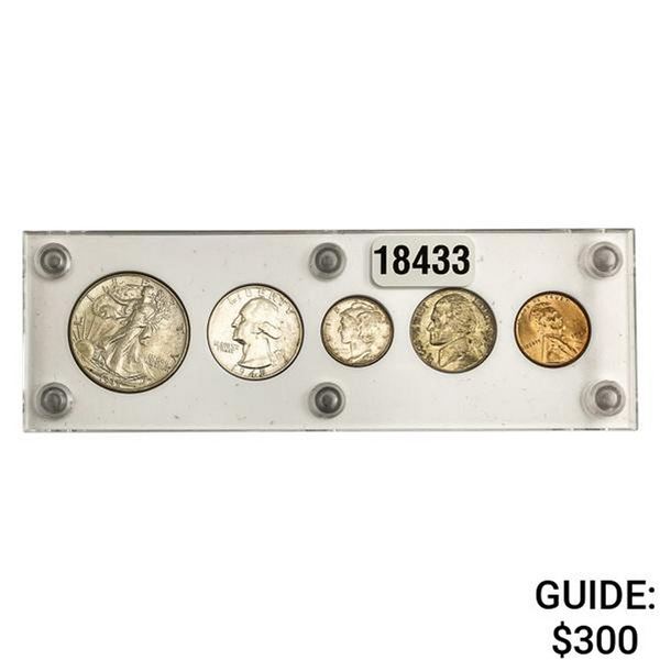 1945 U.S. Year Set 1C-50C