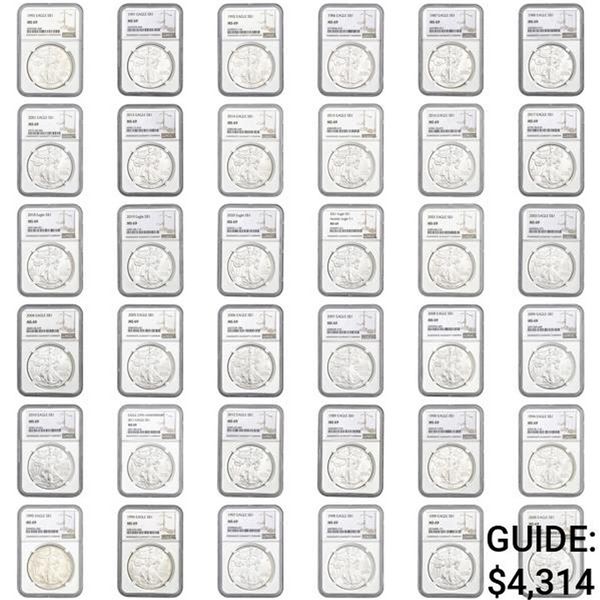[30] 1986-2021 Silver Eagle NGC MS70