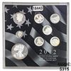Image 1 : 2012 U.S. Silver Proof Set 8 Varied Coins