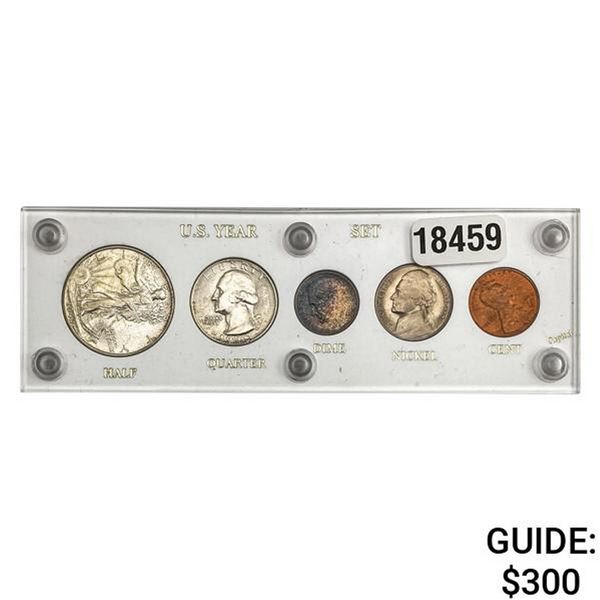 1946-S U.S. Year Set 1C-50C