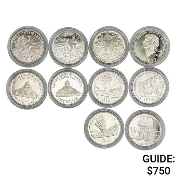 [10] 1989-2000 U.S. Varied Silver Comm. $1