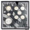 2013 U.S. Silver Proof Set 8 Varied Coins