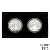 2021 Silver Eagle 1 oz Rev. Proof 2 Coin Set