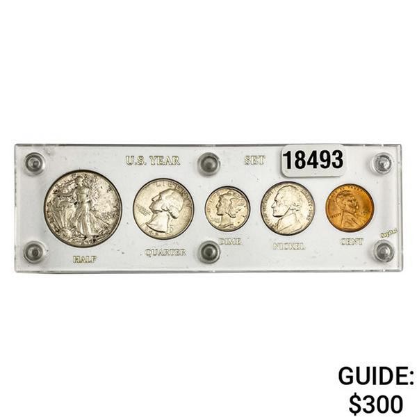 1942 U.S. Year Set 1C-50C