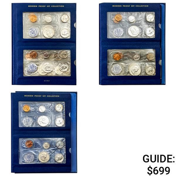 1956-1963 Modern Proof Set w/ Album 40 Coins
