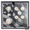 Image 1 : 2012 U.S. Silver Proof Set 8 Varied Coins