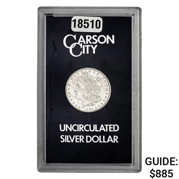 1884-CC Morgan Silver Dollar GSA UNCIRCULATED