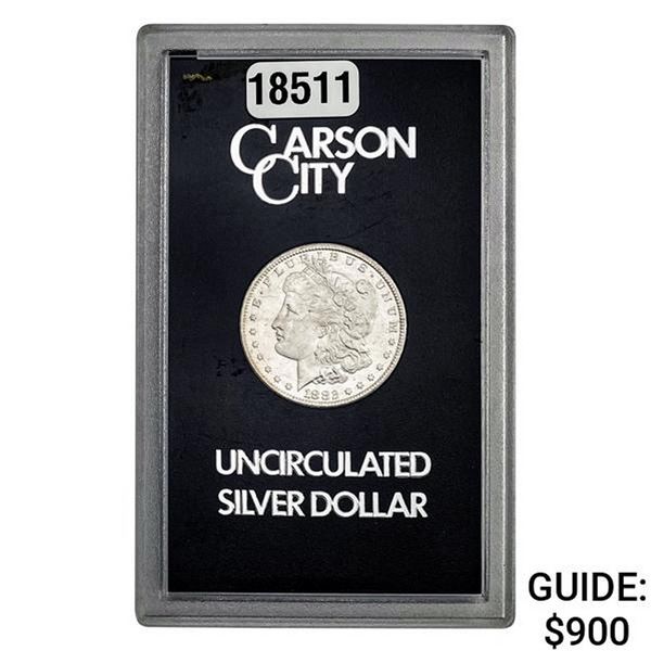 1882-CC Morgan Silver Dollar GSA UNCIRCULATED