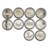 Image 2 : [10] 1987-2002 U.S. Varied Silver Comm. $1