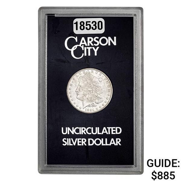 1884-CC Morgan Silver Dollar GSA UNCIRCULATED
