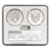 Image 2 : 2020 Silver Eagle 2 Coin Set NGC MS70 ULTRA CAMEO